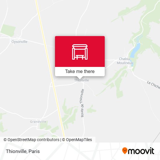 Mapa Thionville