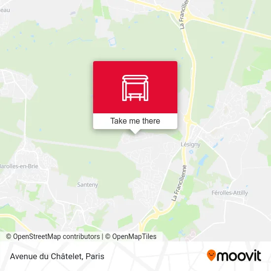 Avenue du Châtelet map