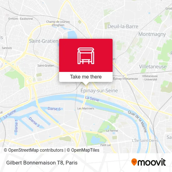 Gilbert Bonnemaison T8 map