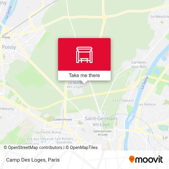 Camp Des Loges map
