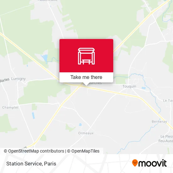 Station Service map