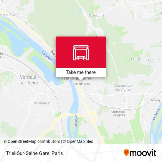 Triel-Sur-Seine Gare map