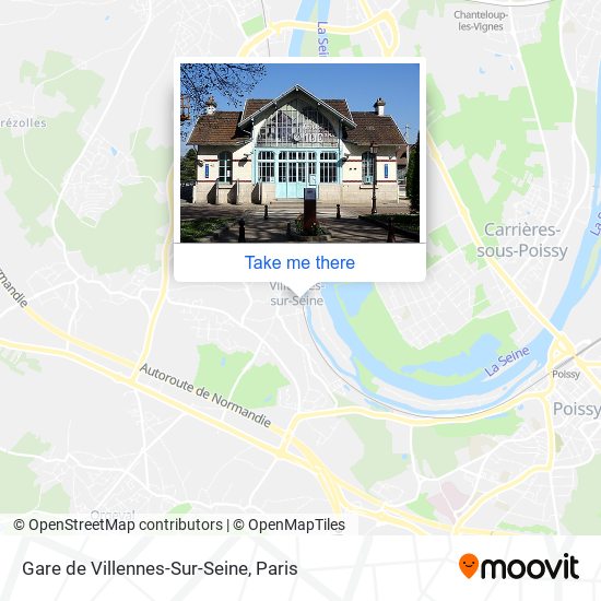 Mapa Gare de Villennes-Sur-Seine