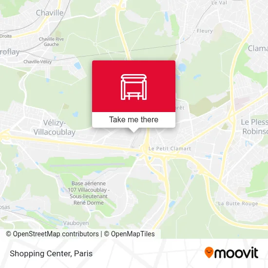 Centre Commercial map