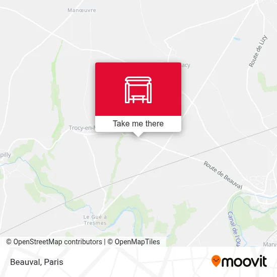 Beauval map