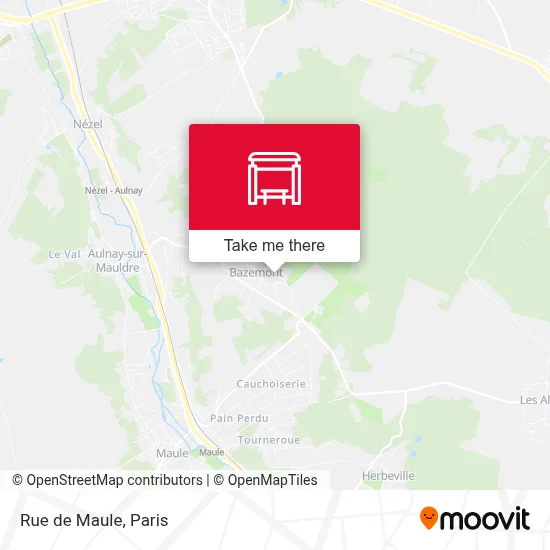 Mapa Rue de Maule