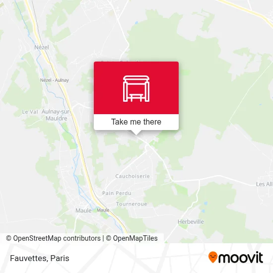 Fauvettes map