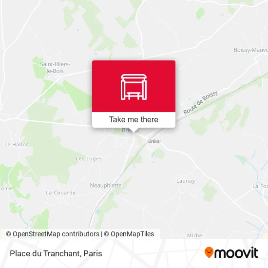 Place du Tranchant map