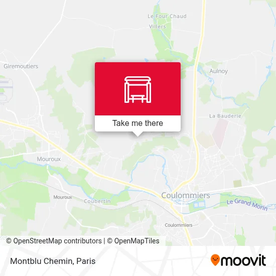 Montblu Chemin map