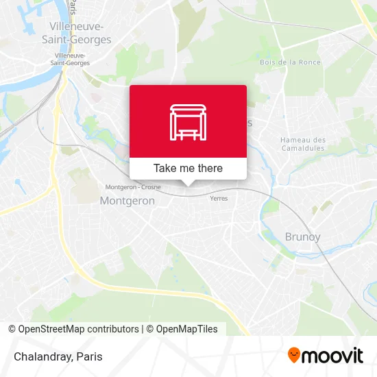 Chalandray map