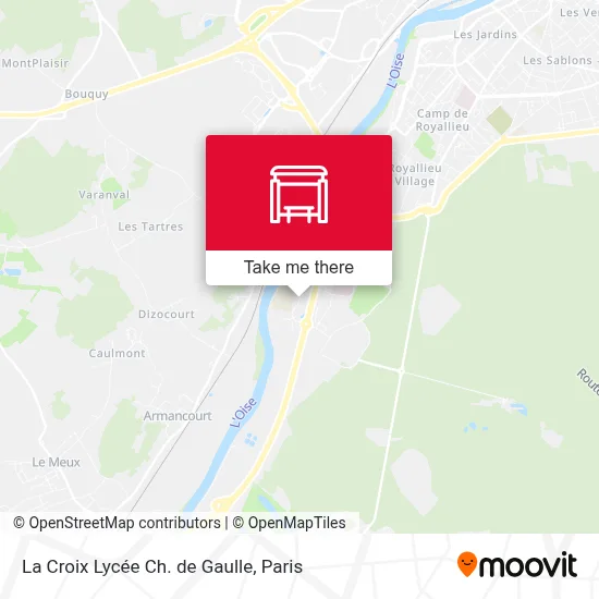 La Croix Lycée Ch. de Gaulle map