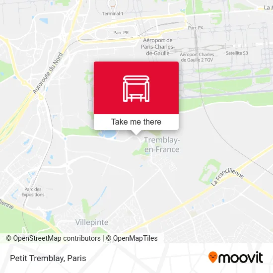 Petit Tremblay map