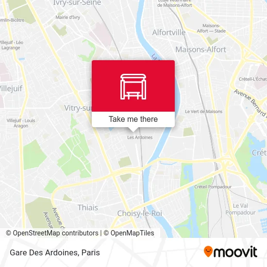 Gare Des Ardoines map