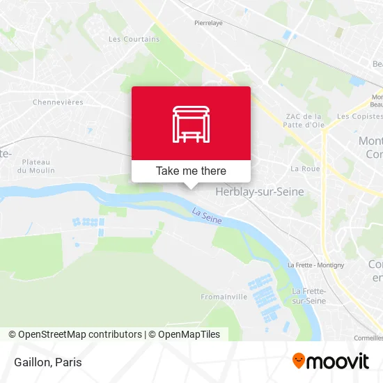 Gaillon map