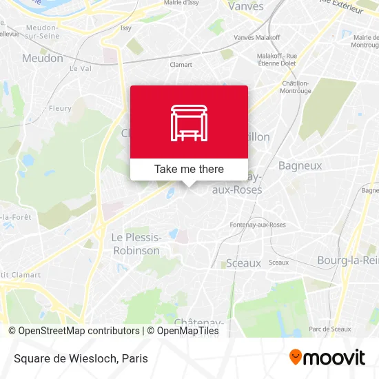 Square de Wiesloch map