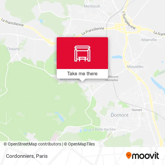 Cordonniers map