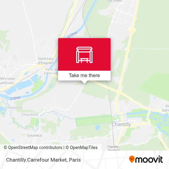 Chantilly.Carrefour Market map