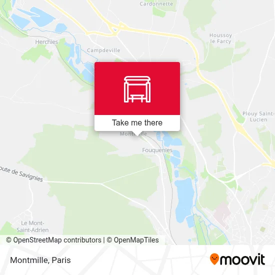Montmille map
