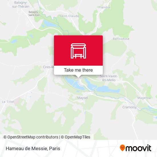 Hameau de Messie map