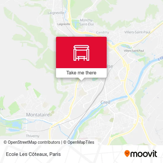 Mapa Ecole Les Côteaux
