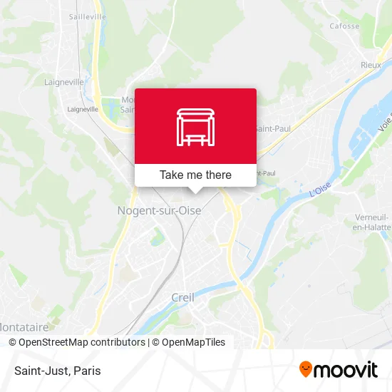 Saint-Just map