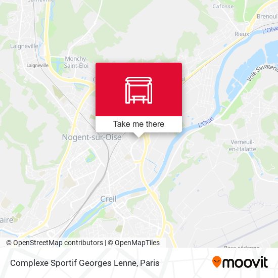 Mapa Complexe Sportif Georges Lenne