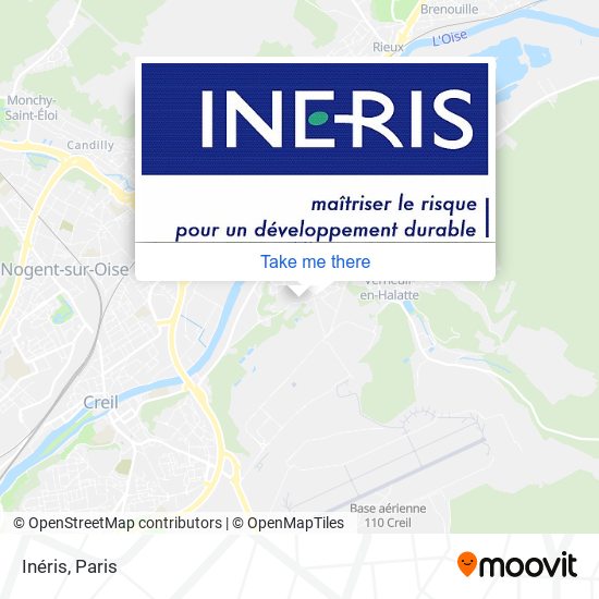 Inéris map