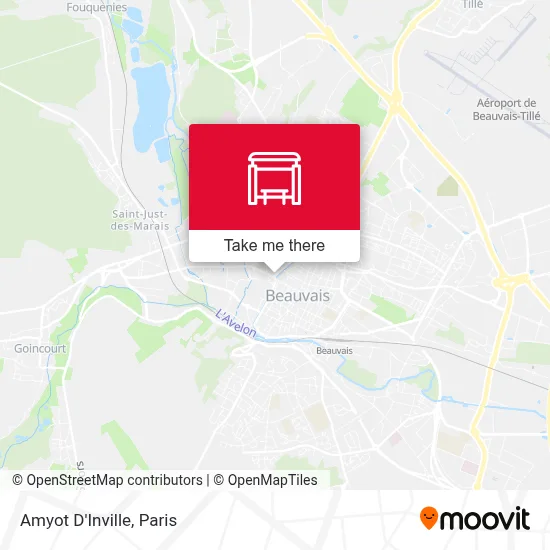 Amyot D'Inville map