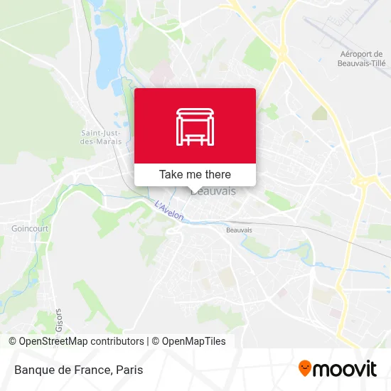 Banque de France map