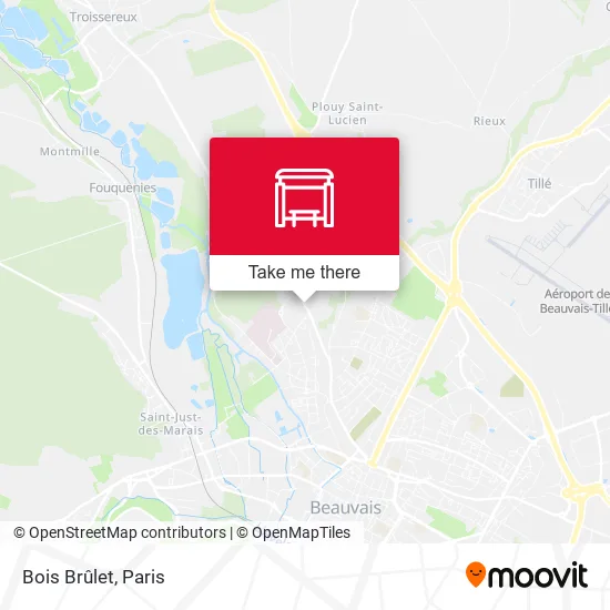 Bois Brûlet map