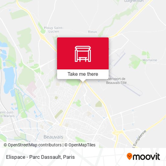 Elispace - Parc Dassault map