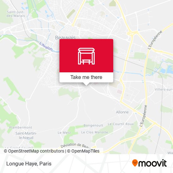 Longue Haye map