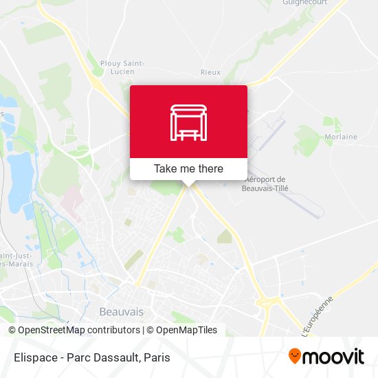 Mapa Elispace - Parc Dassault