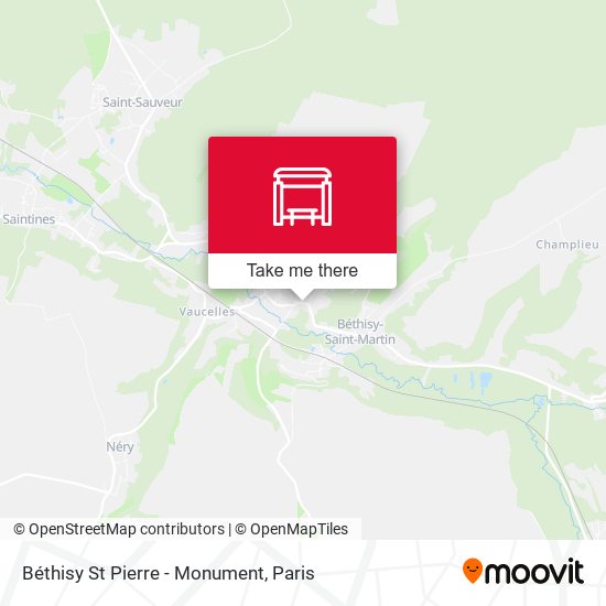 Béthisy St Pierre - Monument map