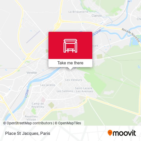 Place St Jacques map