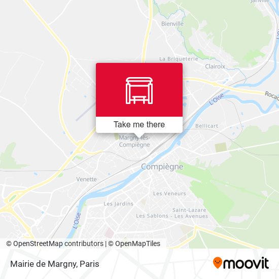 Mairie de Margny map