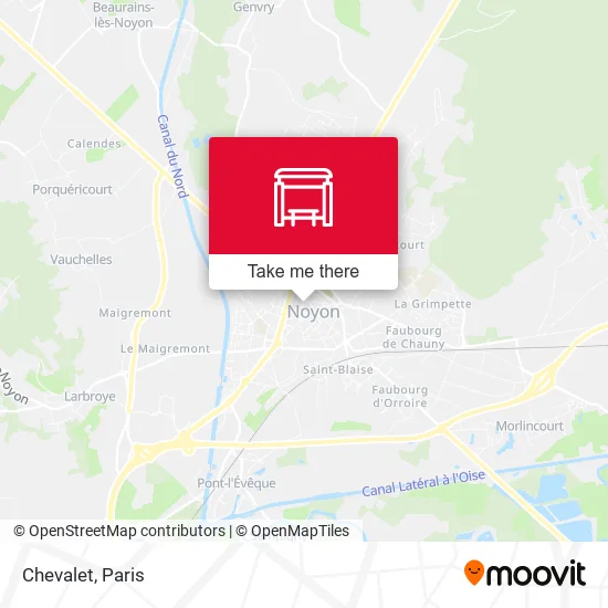 Chevalet map