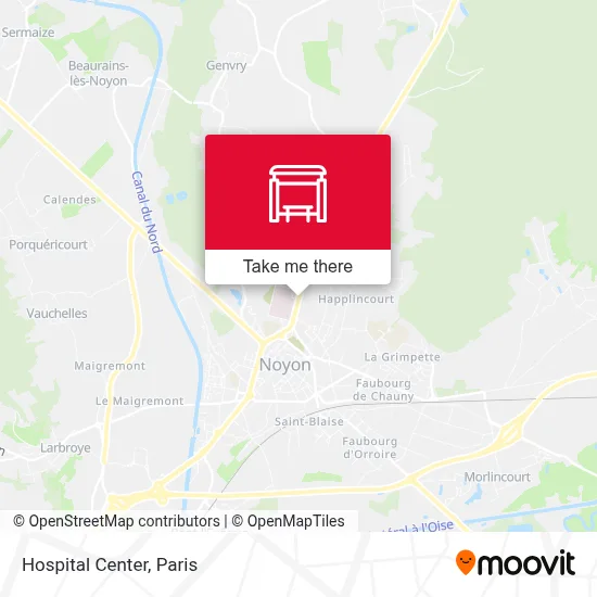 Centre Hospitalier map