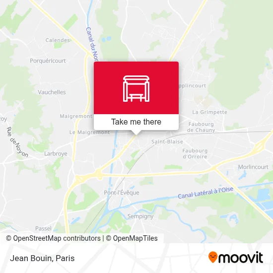 Jean Bouin map