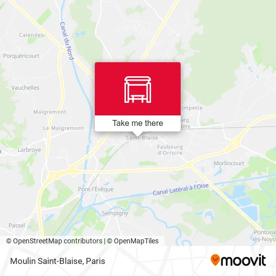 Moulin Saint-Blaise map