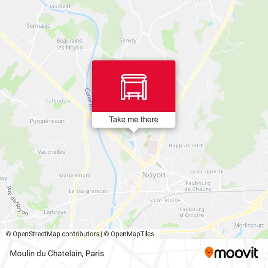Moulin du Chatelain map