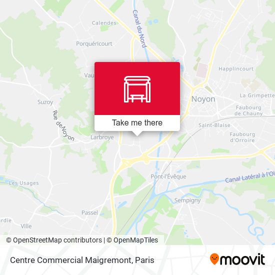 Centre Commercial Maigremont map