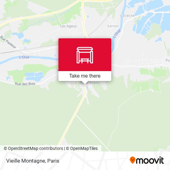 Vieille Montagne map