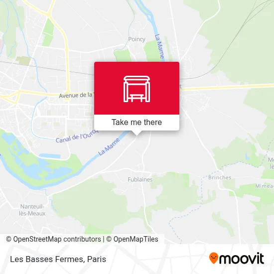 Les Basses Fermes map