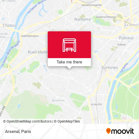 Arsenal map
