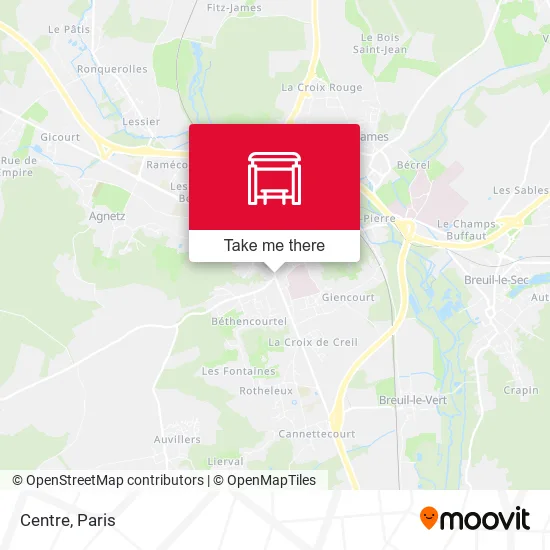 Centre map