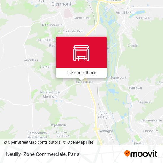 Neuilly- Zone Commerciale map