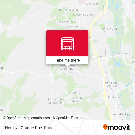 Neuilly - Grande Rue map