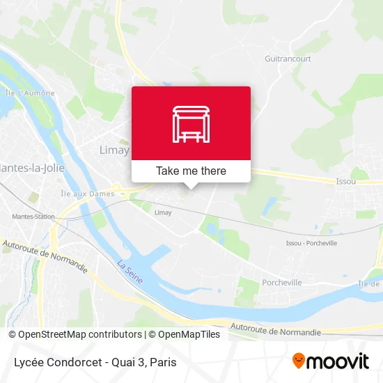 Lycée Condorcet - Quai 3 map