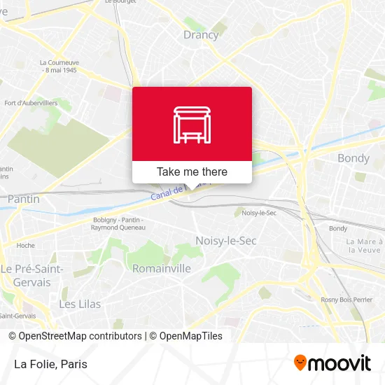 La Folie map